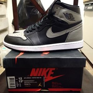 Air jordan 1 retro og high shadow w.box UA size 12